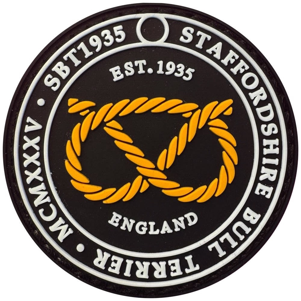 Colliers, laisses, harnais, manteaux, gilets de sauvetage, médailles, couches culottes.. de la marque Staffordshire Bull Terrier 1935